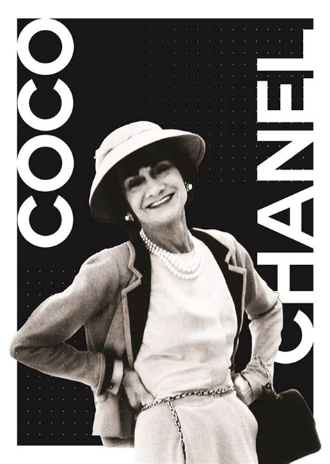 coco Chanel poster for office